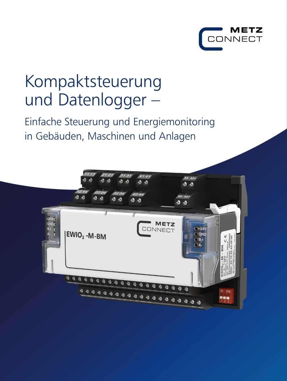 Kompaktsteuerung und Datenlogger &ndash; Einfache Steuerung und Energiemonitoring in Geb&auml;uden, Maschinen und Anlagen - METZ CONNECT
