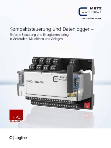 Kompaktsteuerung und Datenlogger – Einfache Steuerung und Energiemonitoring in Gebäuden, Maschinen und Anlagen