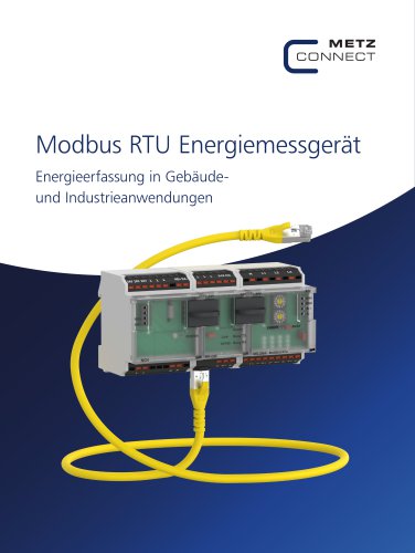 Modbus RTU Energiemessger&auml;t &ndash; Energieerfassung in Geb&auml;ude und Industrieanwendungen