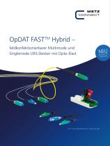 OpDAT FASTTM Hybrid – feldkonfektionierbarer Multimode  und Singlemode LWL-Stecker mit Opto-Elast-1