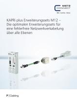 P|Cabling - KAPRi plus Erweiterungssets M12 – Die optimalen Erweiterungssets für eine fehlerfreie Netzwerkverkabelung über alle Ebenen - 1