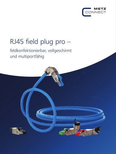 RJ45 field plug pro