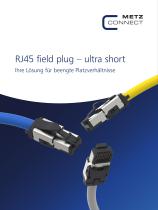 Rj45 field plug – ultra short