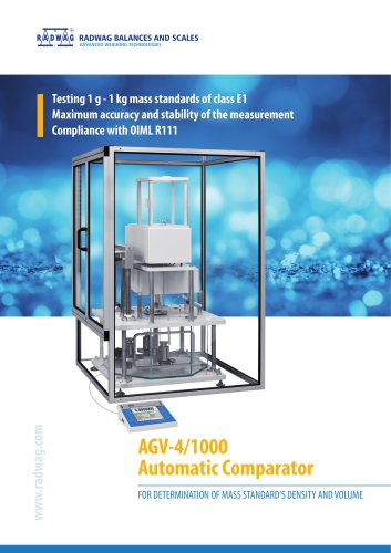 AGV-4/1000 Automatic Comparator