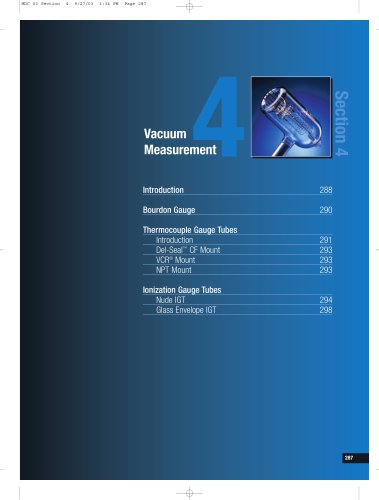 Vacuum Measurement