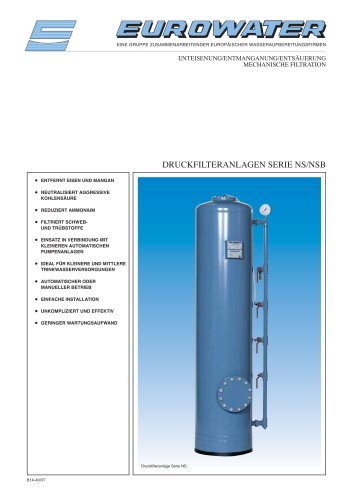 Druckfilteranlagen NS/NSB