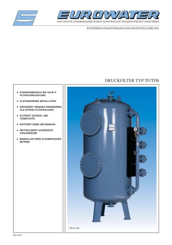 Druckfilteranlagen TF/TFB