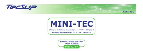 Charger MINI-TEC 12V / 10A