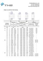 Cylindrical roller bearings