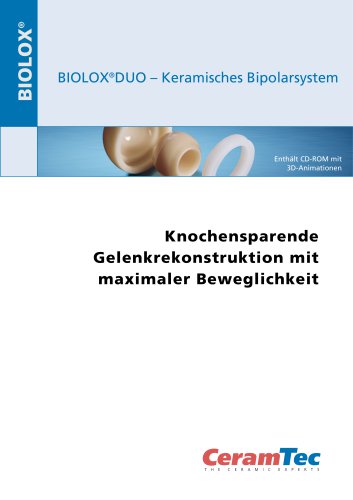 BIOLOX®DUO - Ceramic Bipolar System