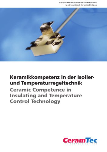 Ceramic Competence in Insulating and Temperature Control Technology