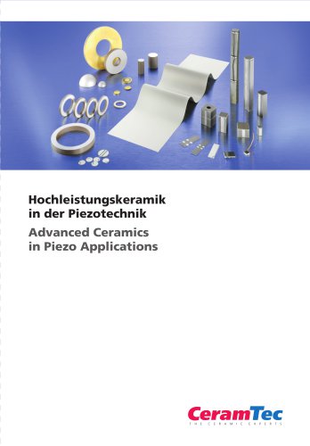 Hochleistungskeramik  in der Piezotechnik