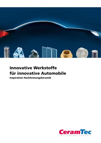 Innovative Werkstoffe für innovative Automobile