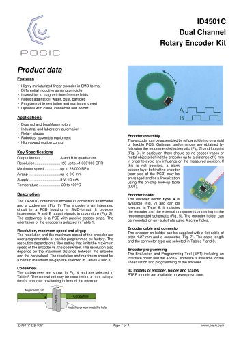 ID4501C Dual Channel Rotary Encoder Kit