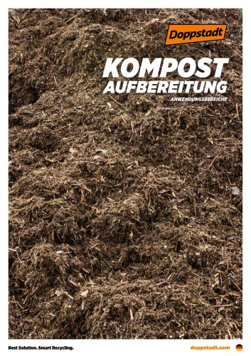 Aufbereitung von Kompost