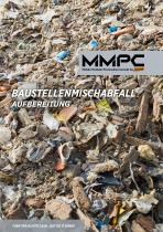 Baustellenmischabfall - Aufbereitung mit MMPC