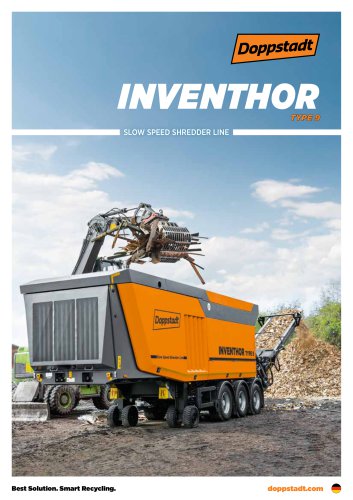 INVENTHOR TYPE 9 SLOW SPEED SHREDDER LINE