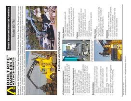 60-TM Truck Mounted Material Handler specification sheet