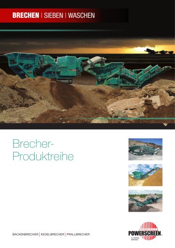 Brecher-Produktreihe Powerscreen