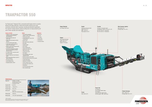 Trakpactor 550 Brochure