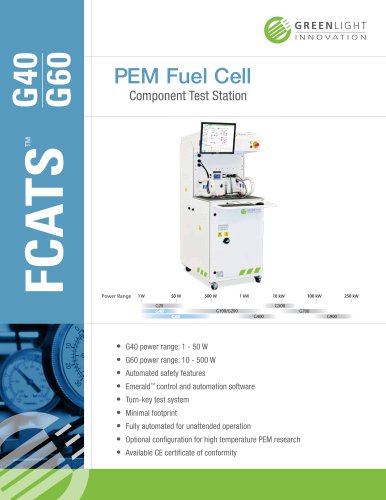 G40/60 - Single Cell Test Stations