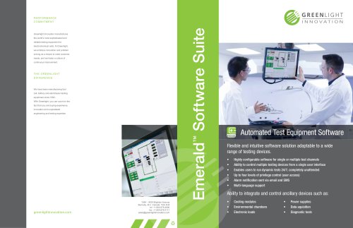 Greenlight Emerald Software Suite