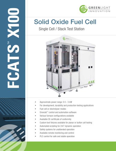 Single Cell / Stack SOFC Test Station