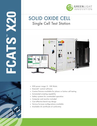 X20 - Single Cell SOFC Test Station