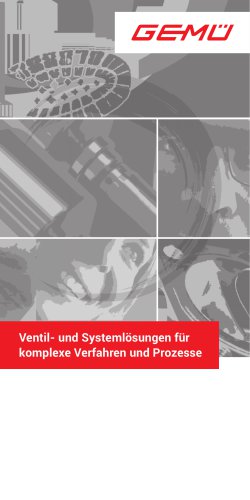 GEMÜ Produktprogramm Kurzfassung