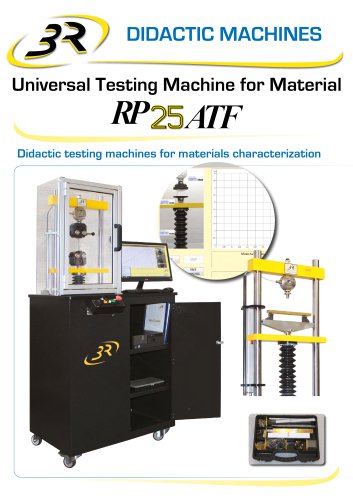 Didactic Testing Machine for materials characterization