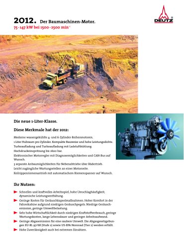 2012 Der Baumaschinen-Motor