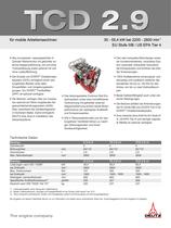 TCD 2.9 L4 Motor für industrielle Anwendungen