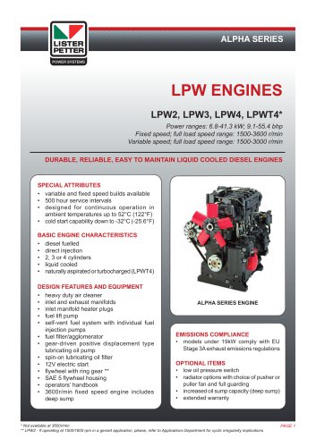 LPW ENGINES