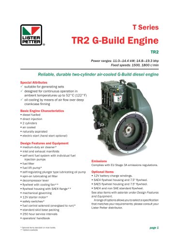 TR2 G-Build Engine