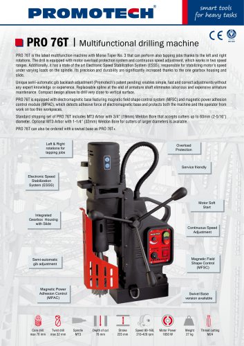 PRO-76T Multifunctional Mag Drill