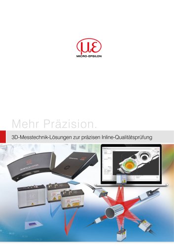 3D-Sensoren zur pr&auml;zisen Inline-Qualit&auml;tspr&uuml;fung
