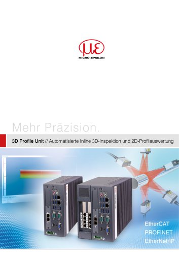 Automatisierte Inline 3D-Inspektion und 2D-Profilauswertung // 3D Profile Unit