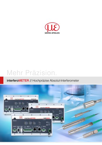 Hochpräzise Absolut-Interferometer // interferoMETER