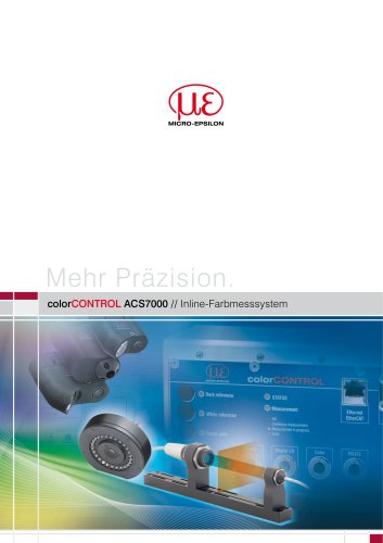 Inline-Farbmesssystem // colorCONTROL ACS7000