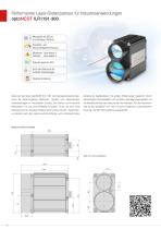 Laser Distanzsensoren optoNCDT ILR - 12