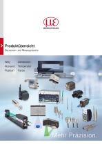Produktübersicht // Sensoren und Messsysteme