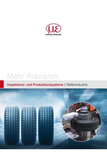 Reifenindustrie // Inspektions- und Produktionssysteme