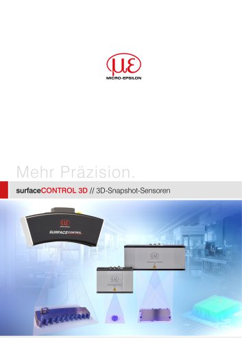 surfaceCONTROL 3D // 3D-Snapshot-Sensoren