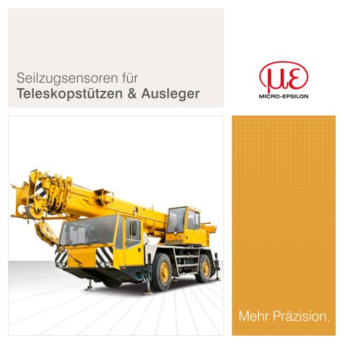 Teleskopst&uuml;tzen & Ausleger