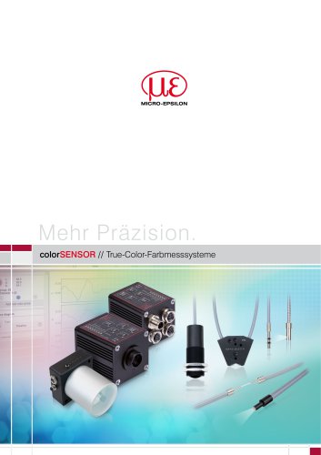 True-Color-Farbmesssysteme // colorSENSOR
