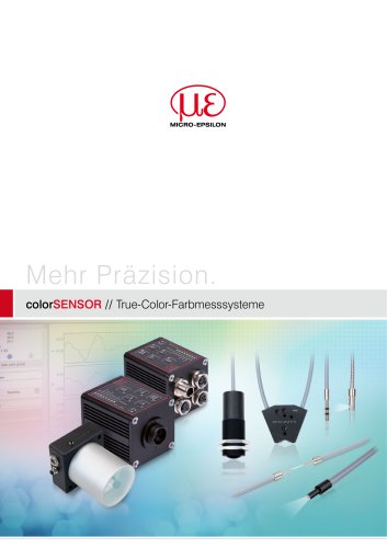 True-Color-Farbmesssysteme // colorSENSOR