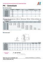 Speed change Pulleys P, AP, PL, PK, PF, L, U, T Datenblätter - 4