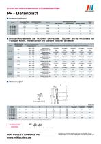 Speed change Pulleys P, AP, PL, PK, PF, L, U, T Datenblätter - 5