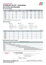 Starflex ALS Modell Keilnut Datenblätter - 1