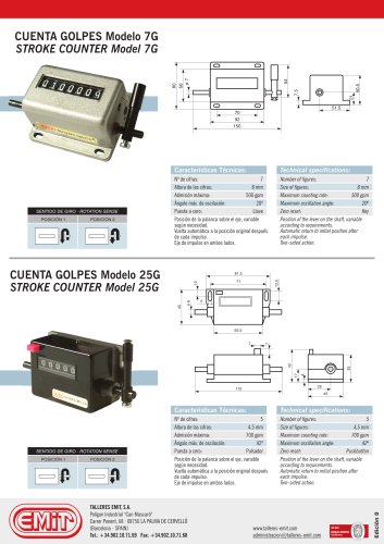 STROKE COUNTER Model 7G